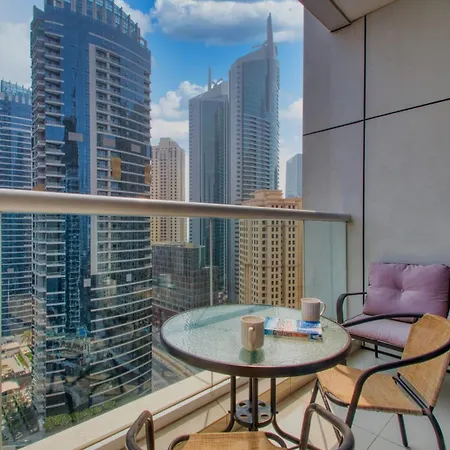 Peaceful Waterfront Marina View Apartment Dubai Exterior photo